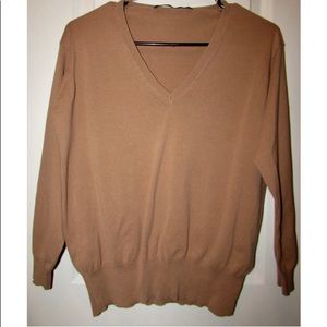 Zara Knitwear V-neck Pullover